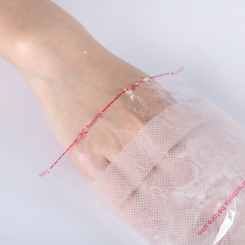 Mascarilla peeling de manos y pies de cera de parafina de rosa - 2